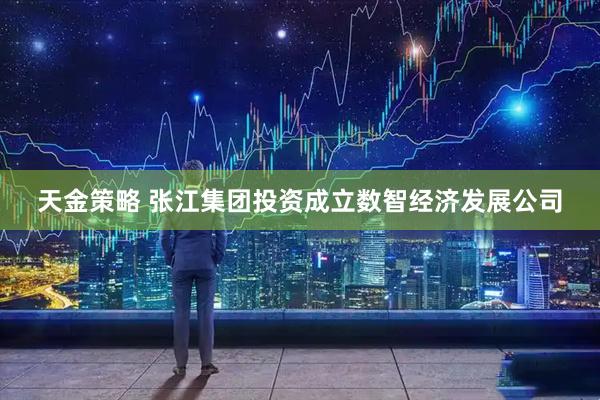 天金策略 张江集团投资成立数智经济发展公司