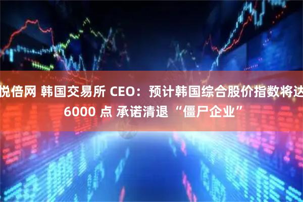 悦倍网 韩国交易所 CEO：预计韩国综合股价指数将达 6000 点 承诺清退 “僵尸企业”